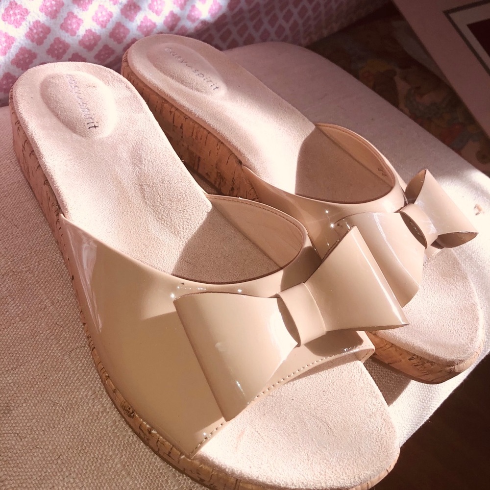 Easy spirit Mimosa Bow Cork Sandals